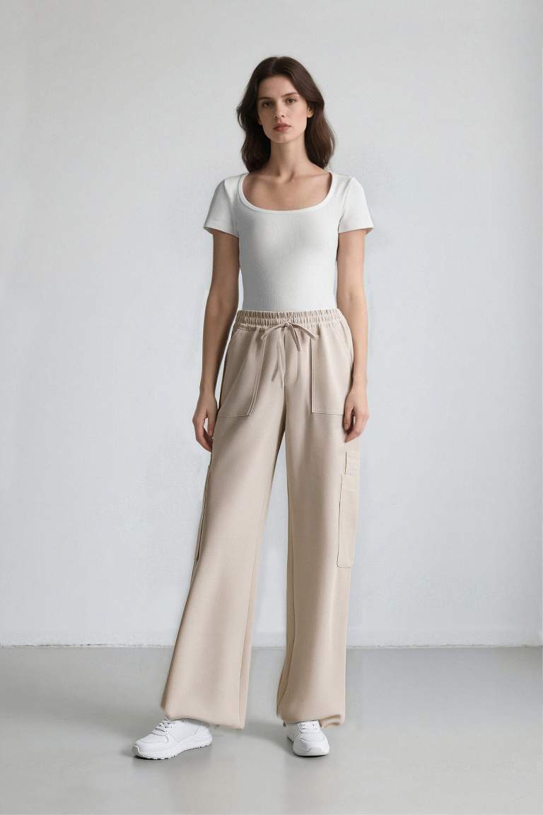 Брюки Wide Leg с высокой талией, Coool