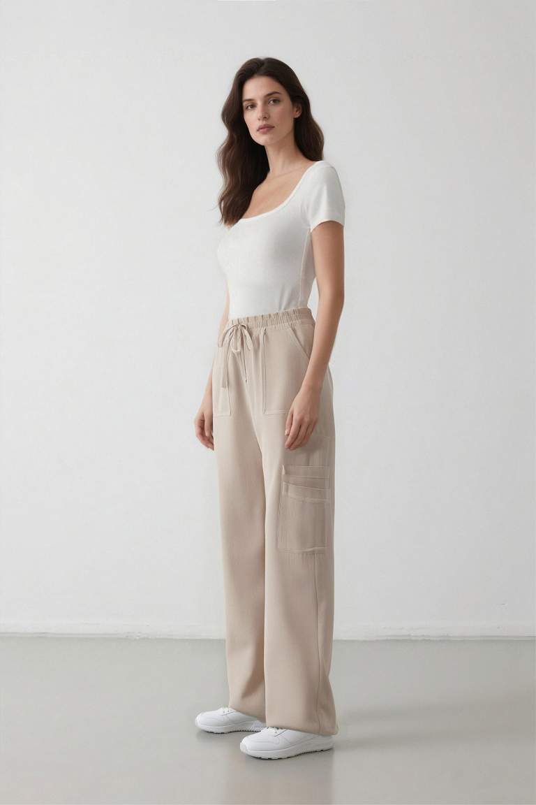 Брюки Wide Leg с высокой талией, Coool