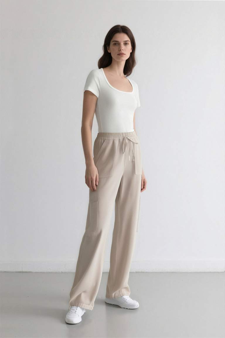 Брюки Wide Leg с высокой талией, Coool