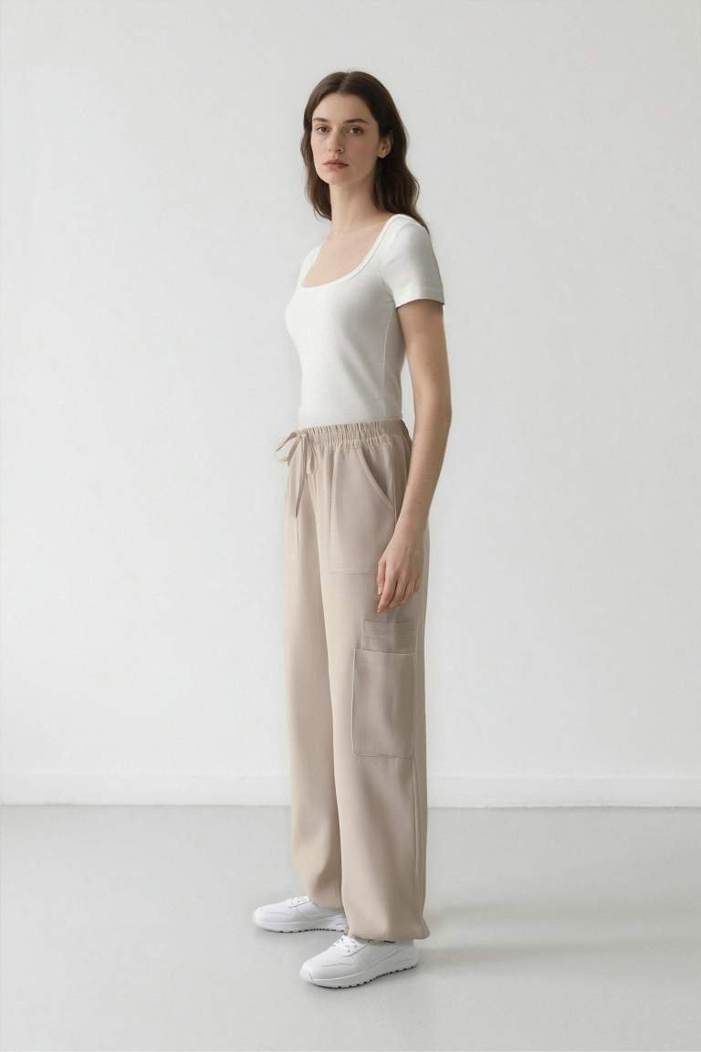 Брюки Wide Leg с высокой талией, Coool
