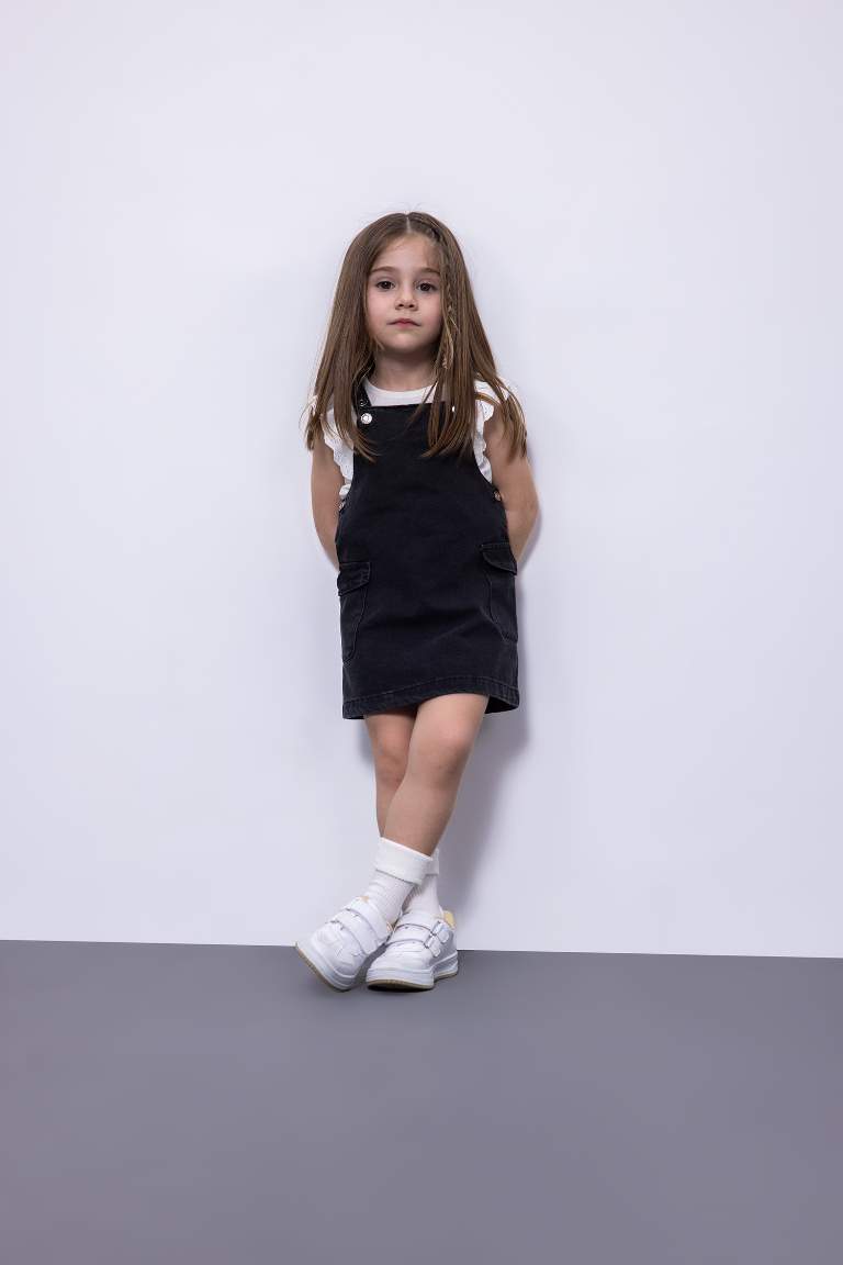 Baby Girl Strappy Jean Dress