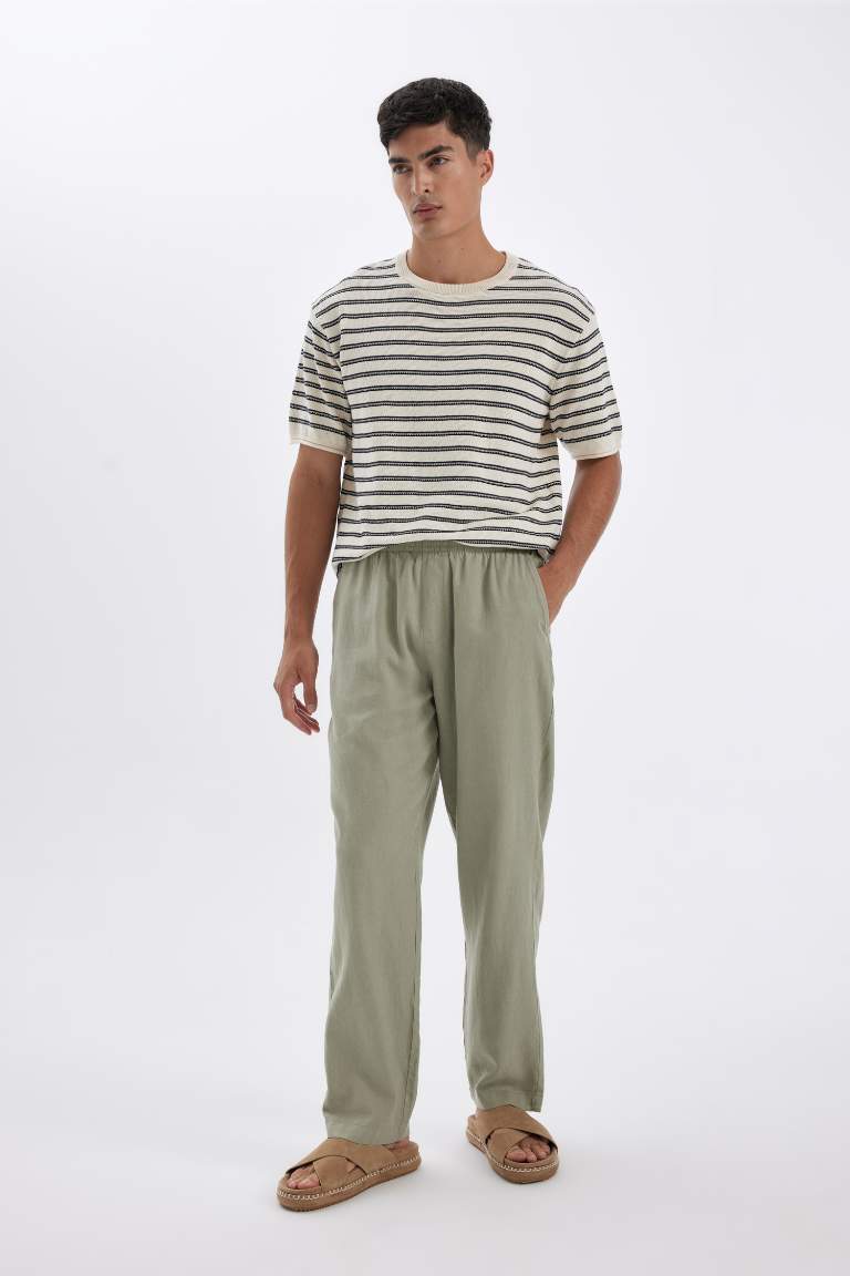 Relax Fit Super Skinny Hem Trousers