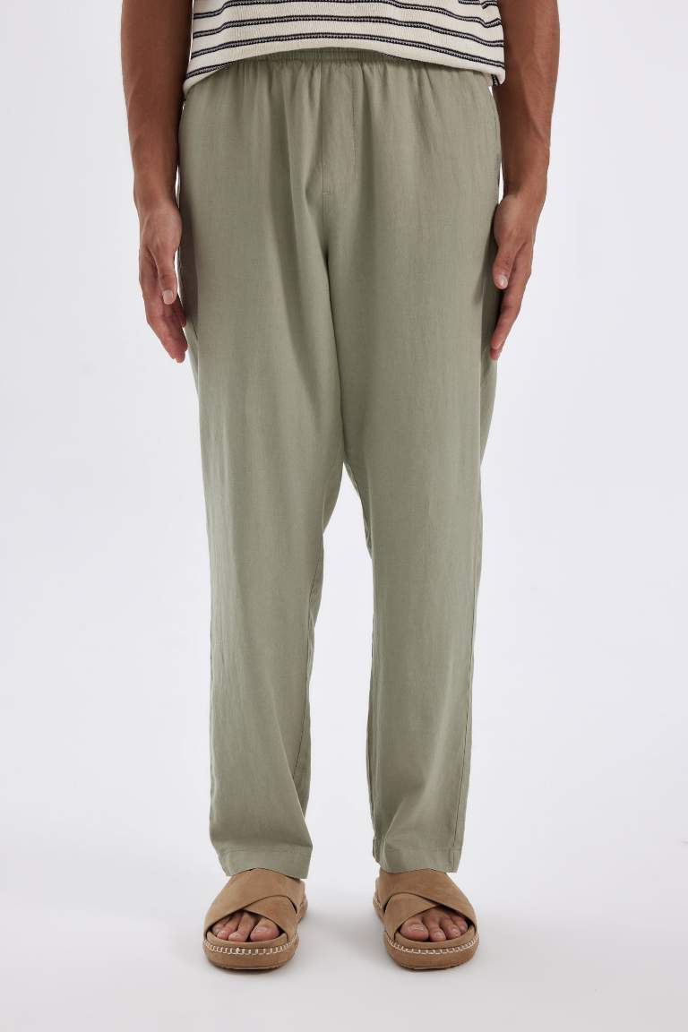 Relax Fit Super Skinny Hem Trousers