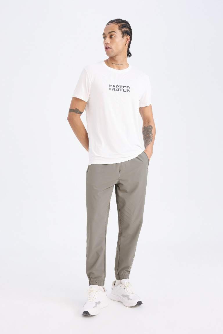 DeFactoFit Slim Fit Double Pocket Woven Sports Joggers