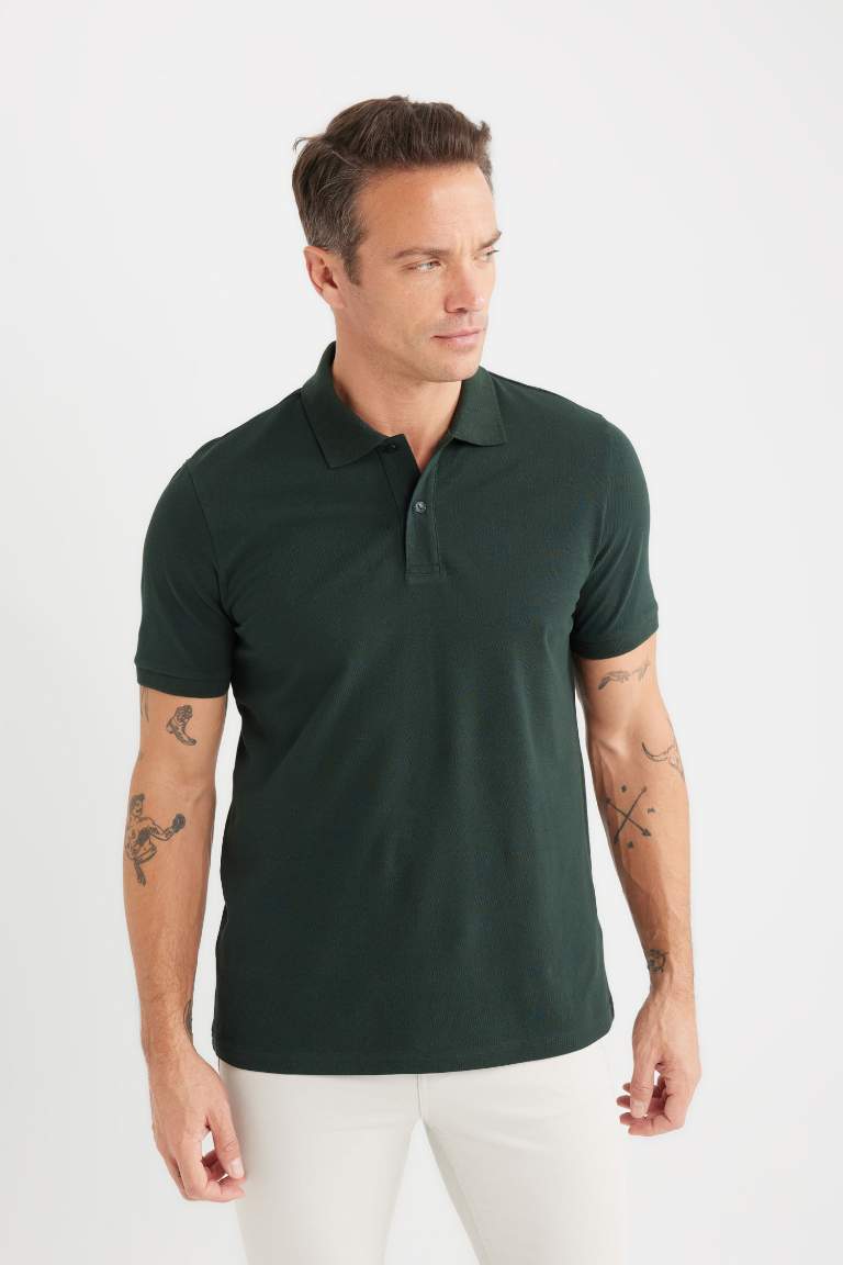 Regular Fit Pique Polo T-Shirt