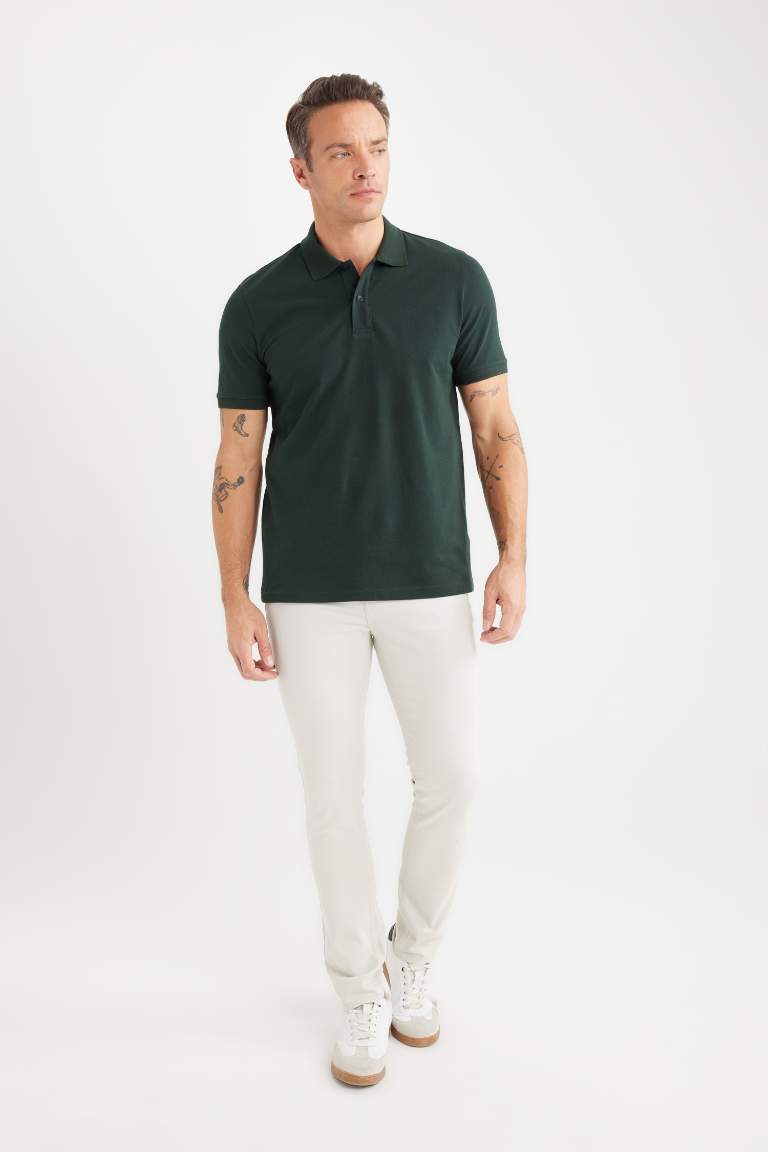 Regular Fit Pique Polo T-Shirt