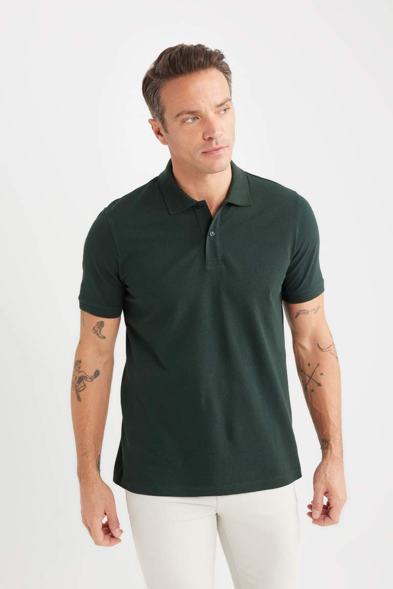 Regular Fit Pique Polo T-Shirt