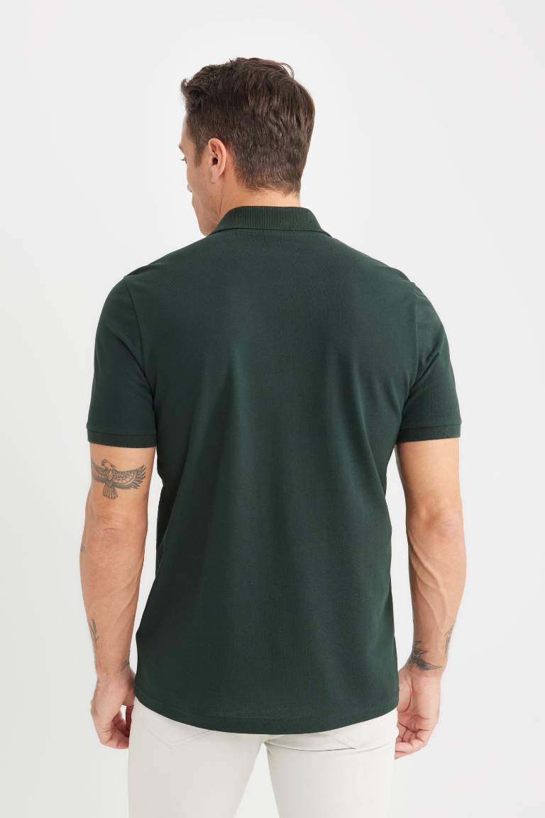 Regular Fit Pique Polo T-Shirt