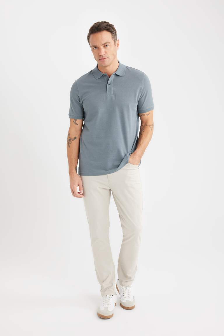 Regular Fit Pique Polo T-Shirt