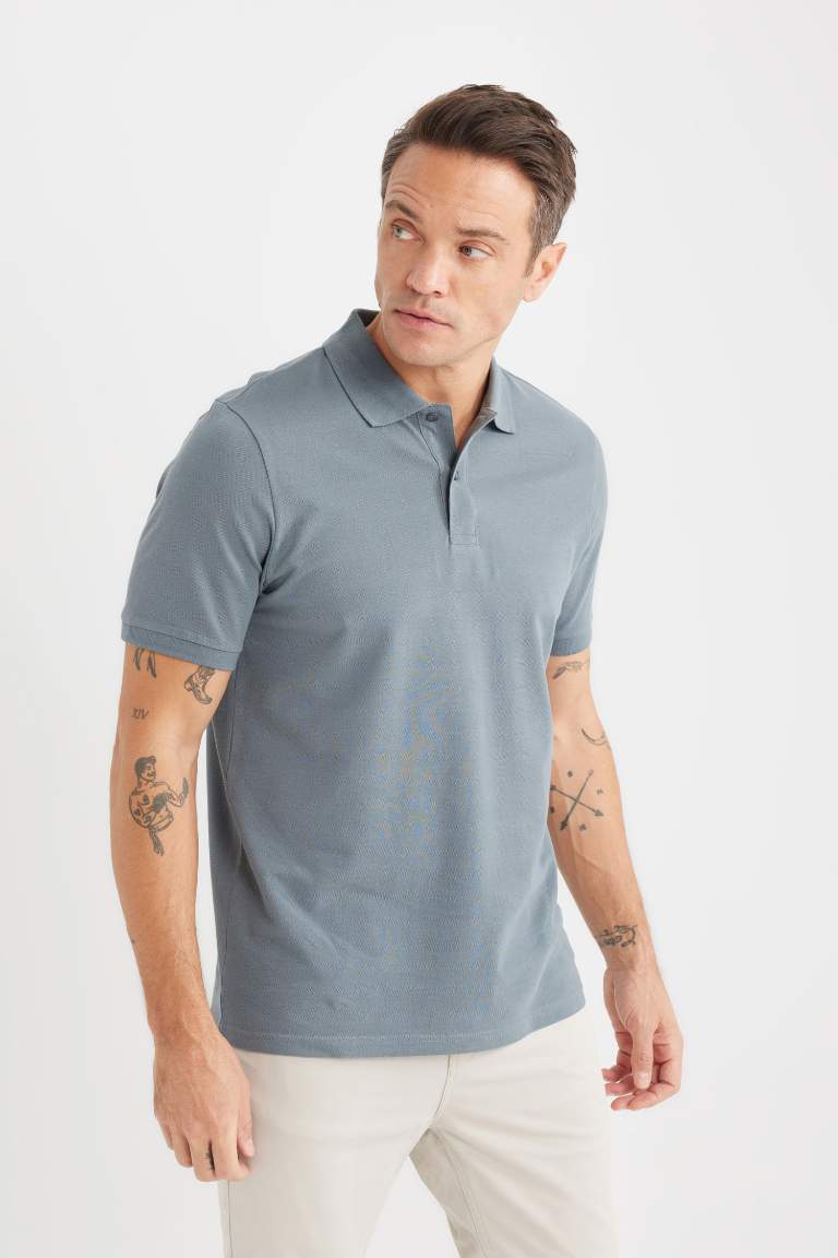 Regular Fit Pique Polo T-Shirt