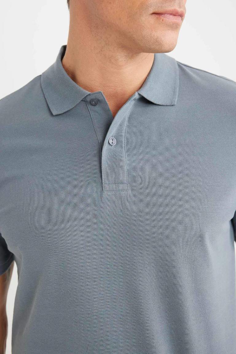 Regular Fit Polo Yaka Pike Polo Tişört