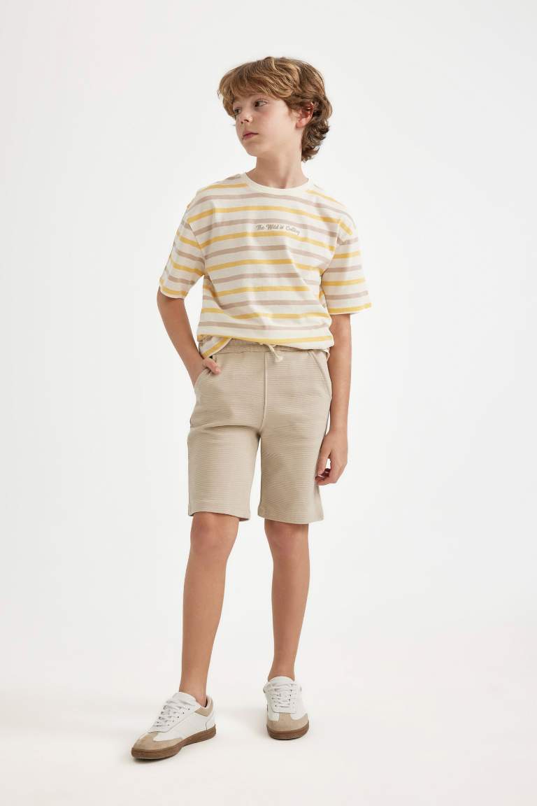 Boy Basic Bermuda Shorts