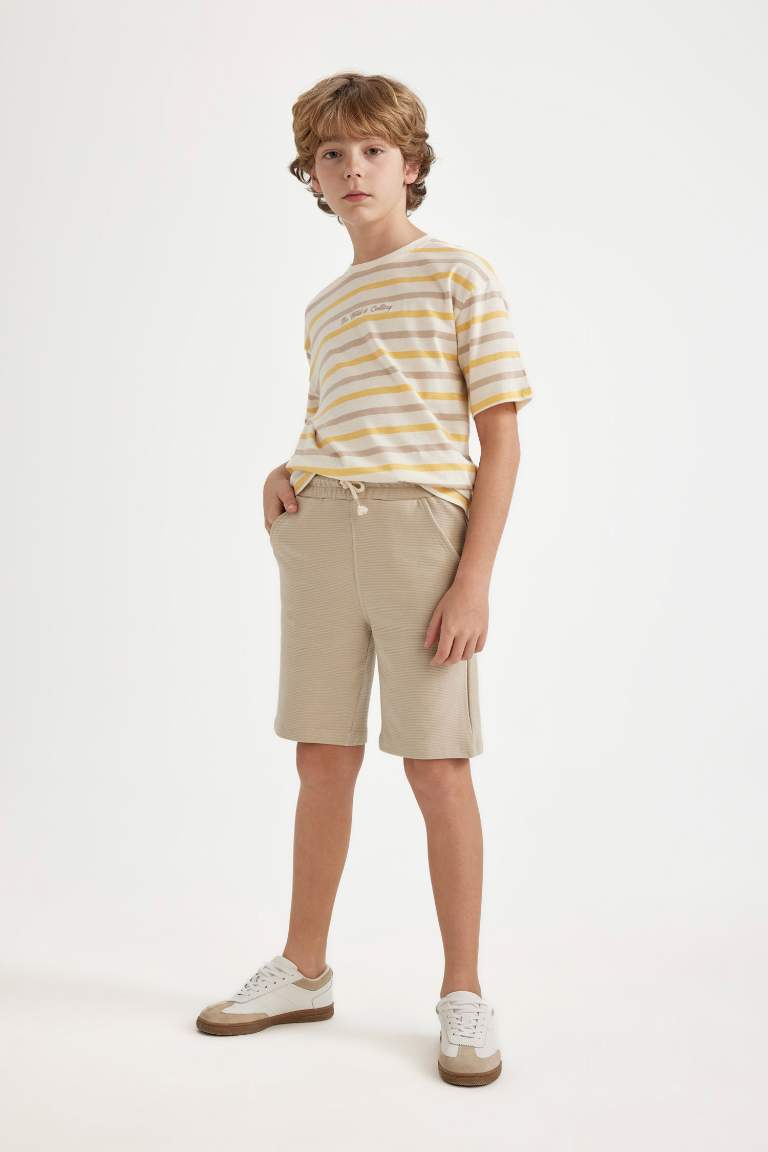 Boy Basic Bermuda Shorts