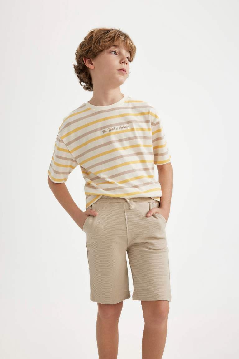 Boy Basic Bermuda Shorts