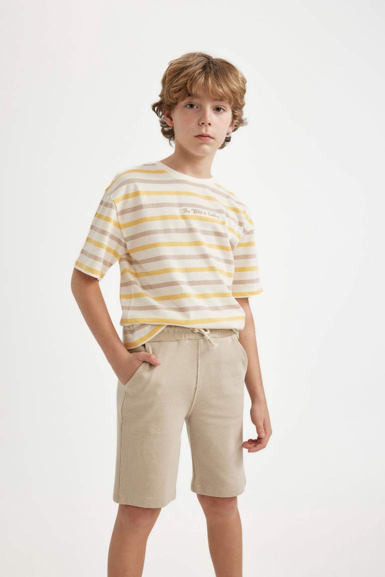 Boy Basic Bermuda Shorts