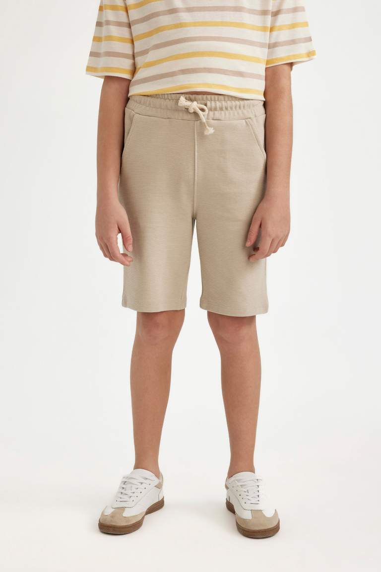 Boy Basic Bermuda Shorts