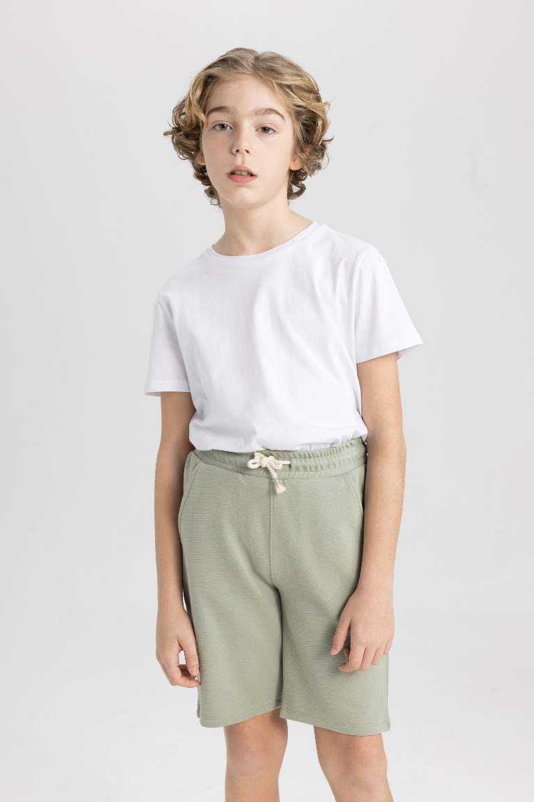 Boy Basic Bermuda Shorts