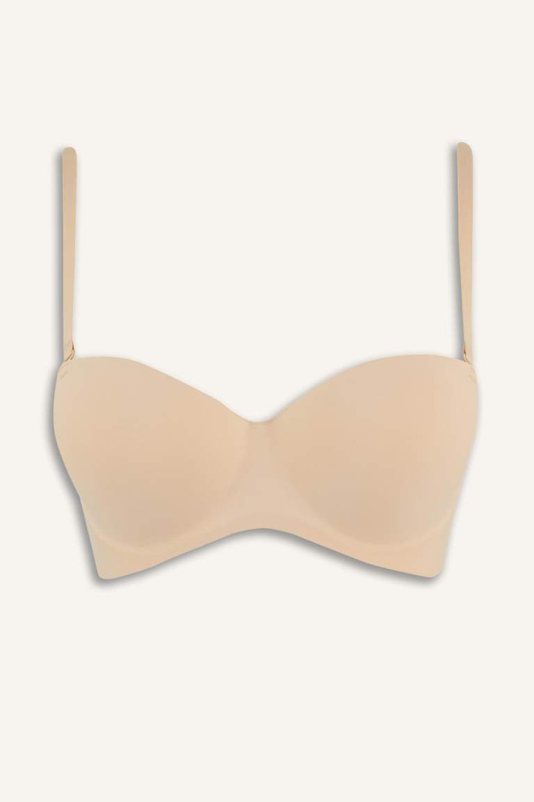 Micro Dolgulu Push Up Straplez Sütyen-Fall in Love