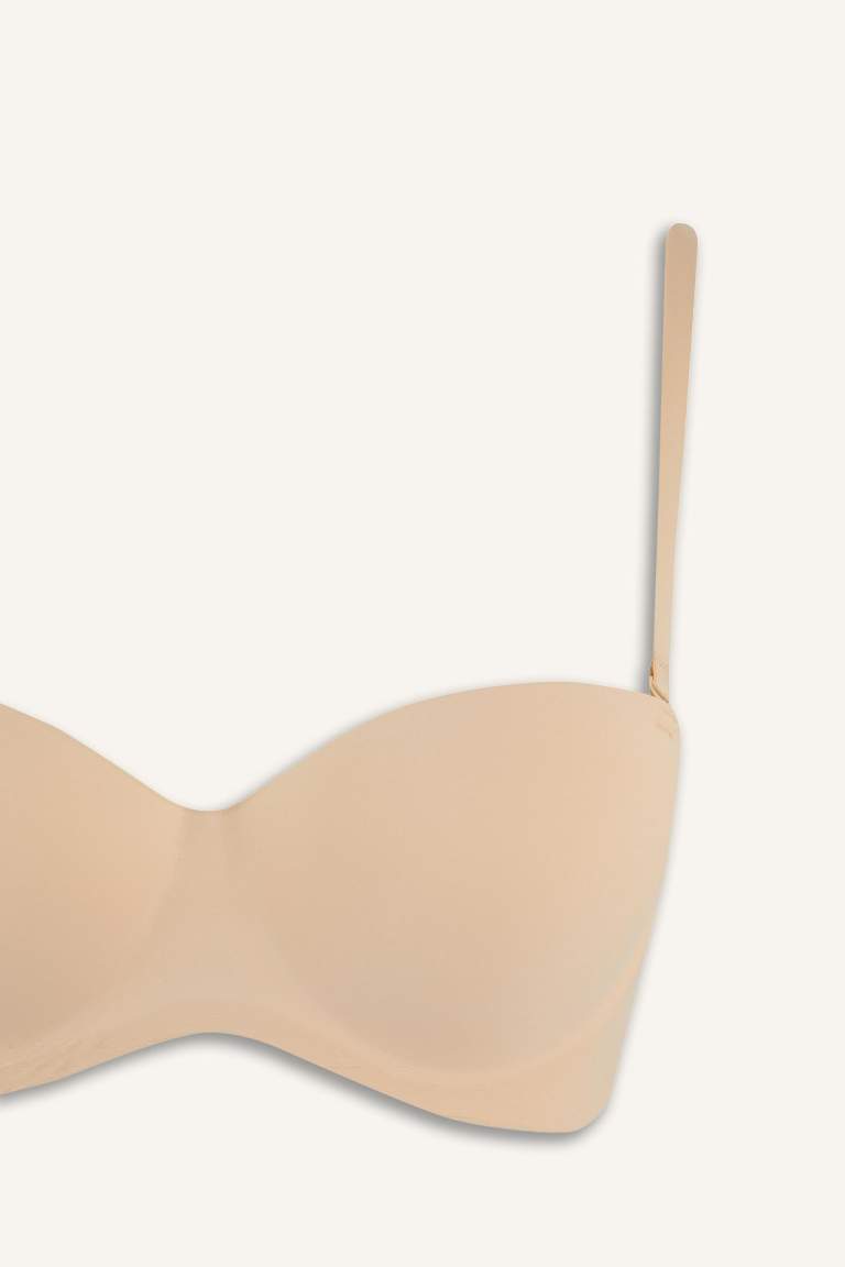 Micro Dolgulu Push Up Straplez Sütyen-Fall in Love