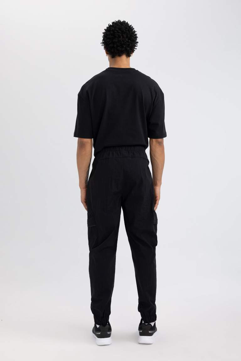 DeFactoFit Oversize Fit Cargo Pocket Woven Trousers