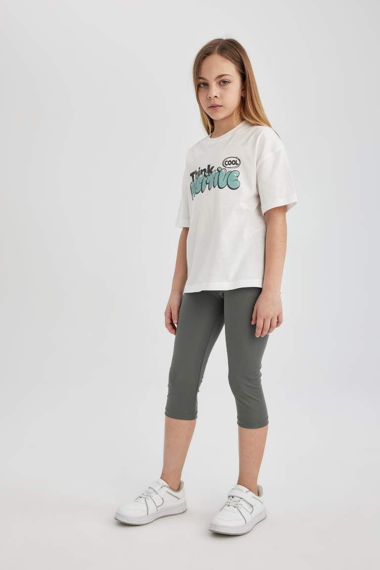 Girl Capri Length Leggings