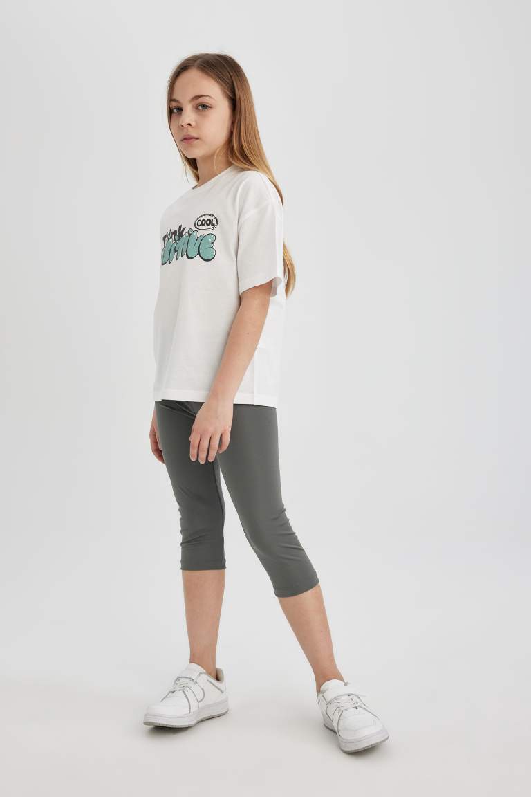 Girl Capri Length Leggings