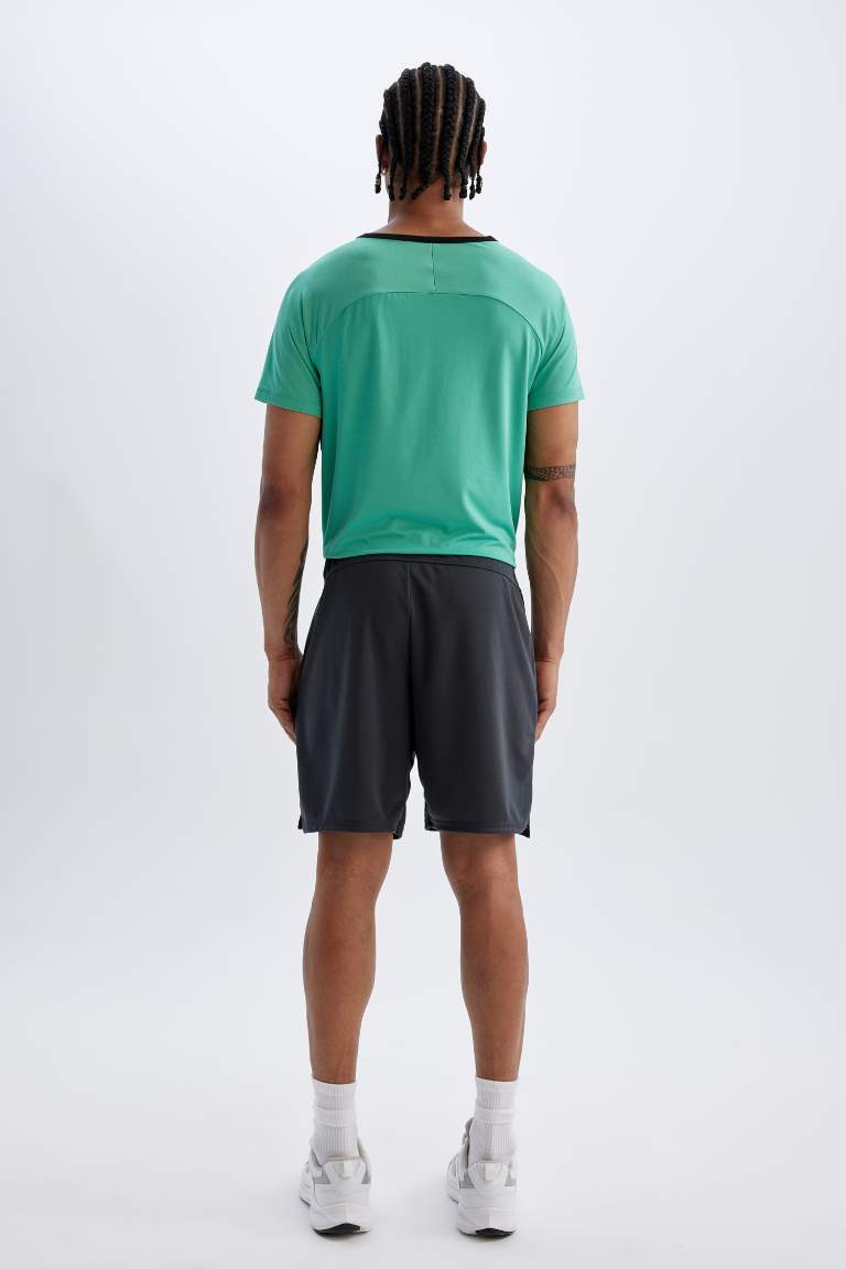 DeFactoFit Standard Fit Sports Woven Shorts