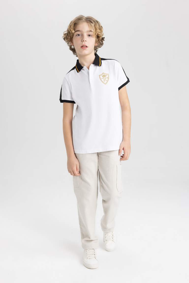 Boy Pique Short Sleeve Polo T-Shirt