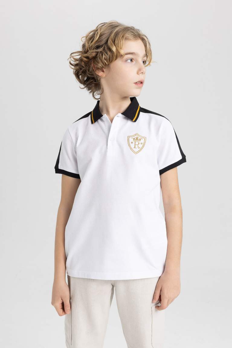 Boy Pique Short Sleeve Polo T-Shirt