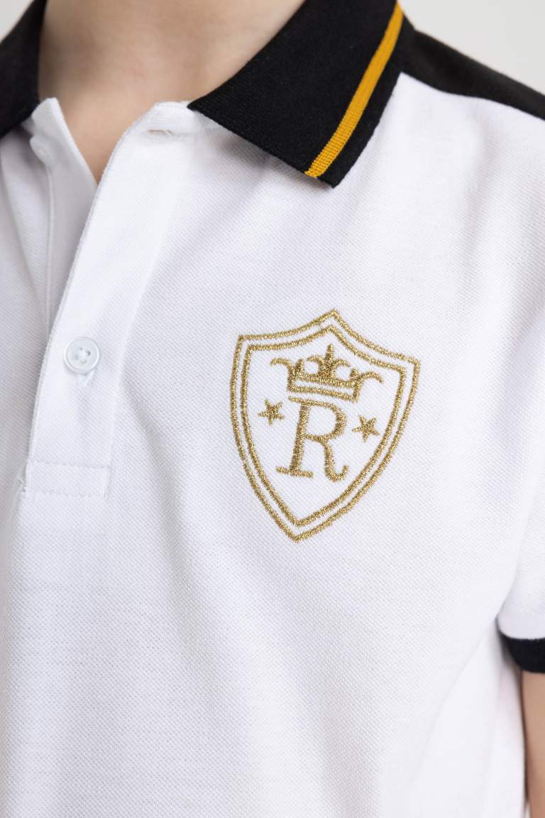 Boy Pique Short Sleeve Polo T-Shirt