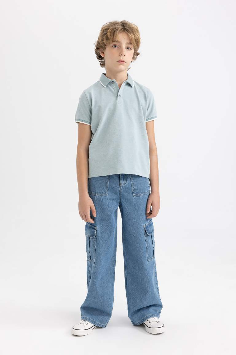 Boy Short Sleeve Polo T-Shirt