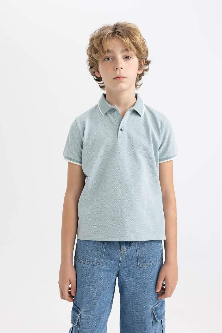 Boy Short Sleeve Polo T-Shirt