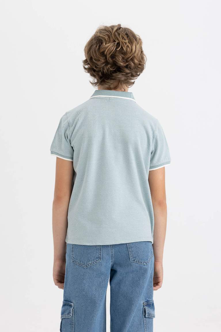 Boy Short Sleeve Polo T-Shirt