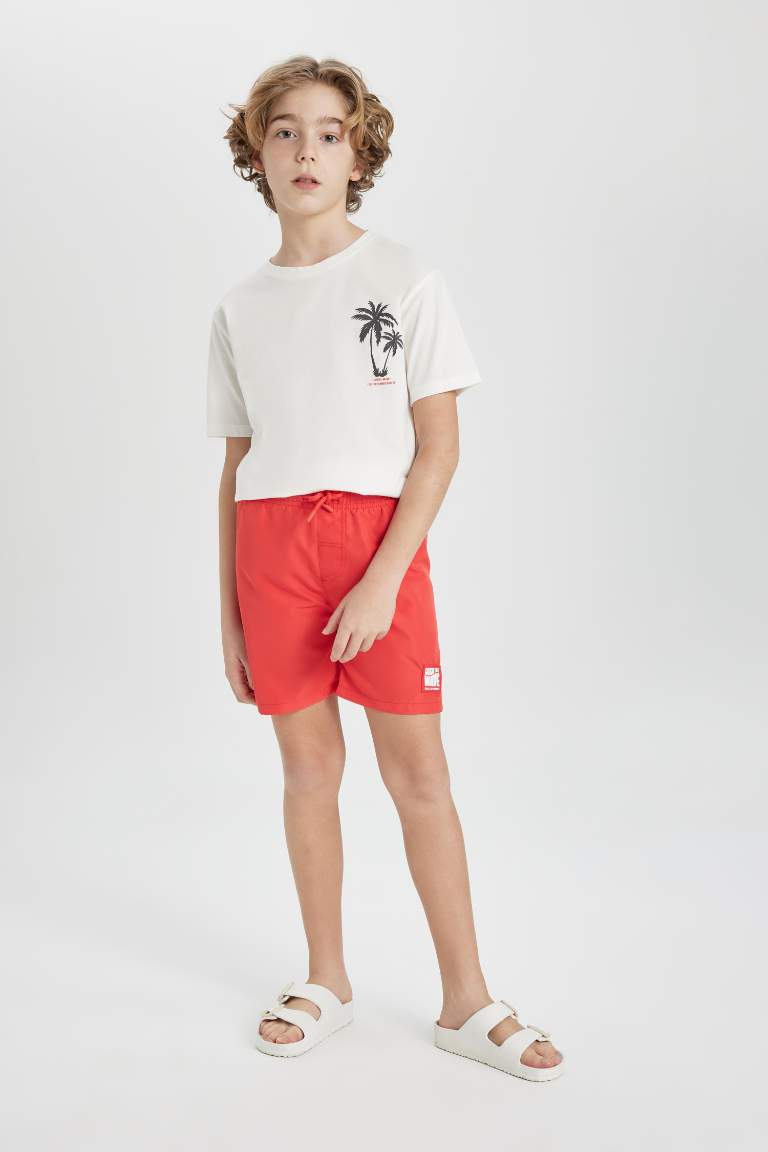 Boy Crew Neck Printed Short Sleeve T-Shirt