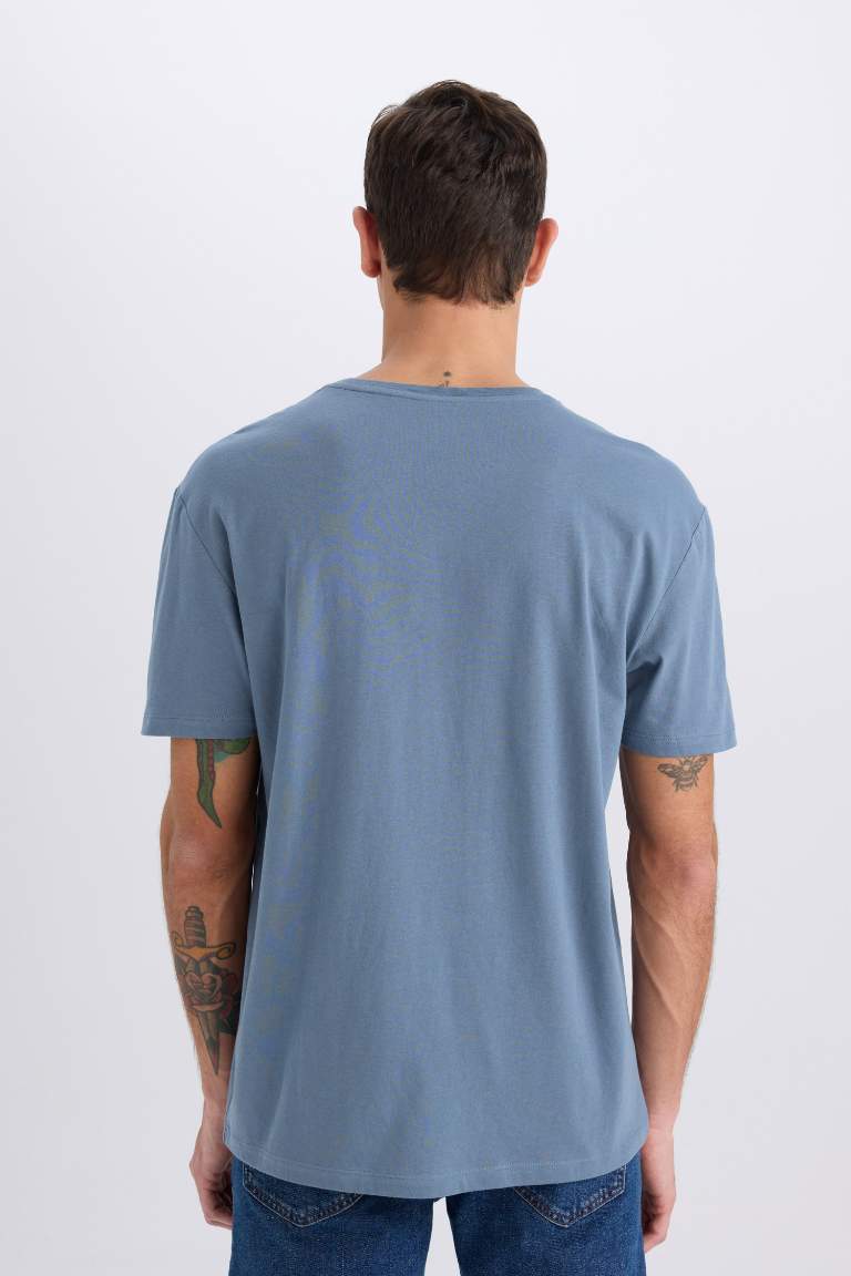 Regular Fit Crew Neck Printed T-Shirt