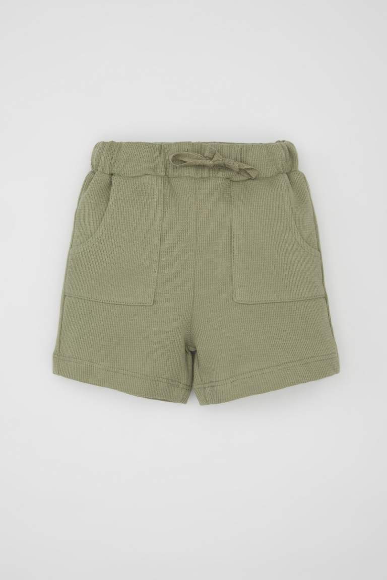 Baby Boy Pocket Waffle Shorts