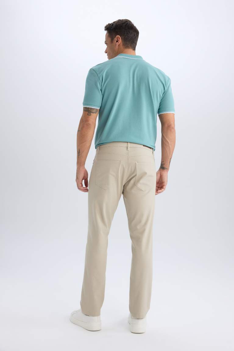 Slim Fit Super Skinny Hem Chino Pants