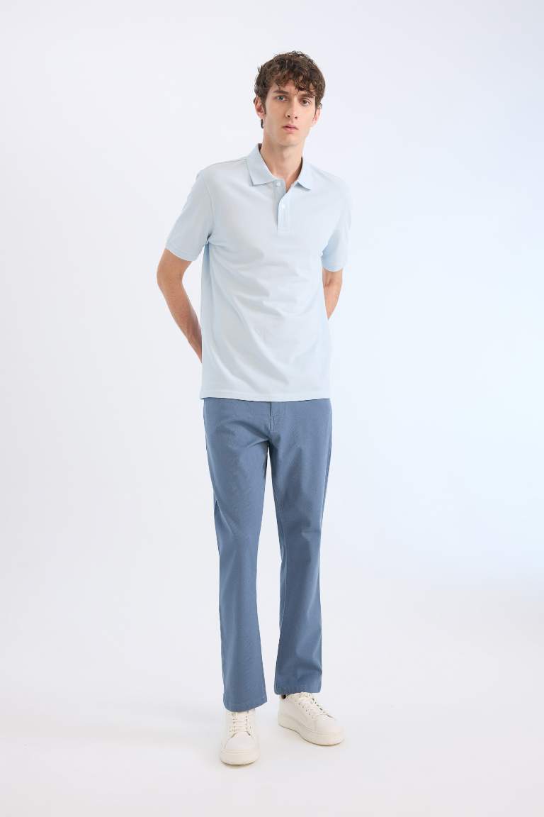 Slim Fit Super Skinny Hem Chino Pants