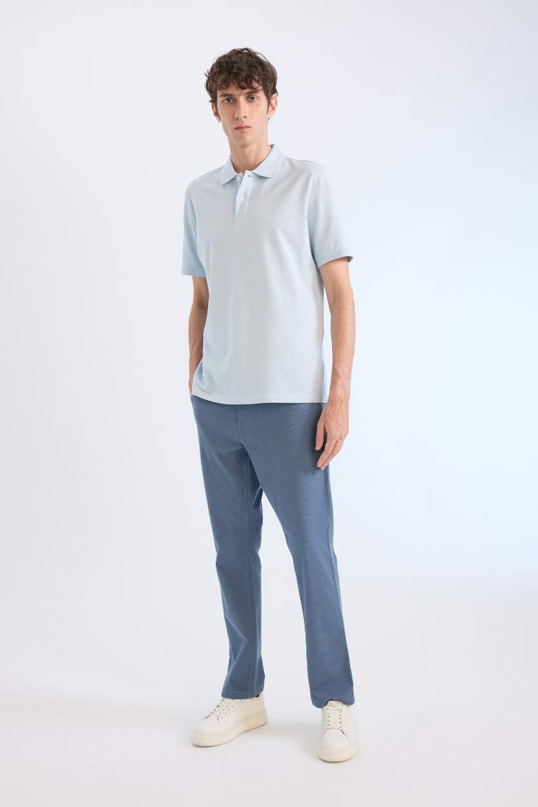 Slim Fit Super Skinny Hem Chino Pants