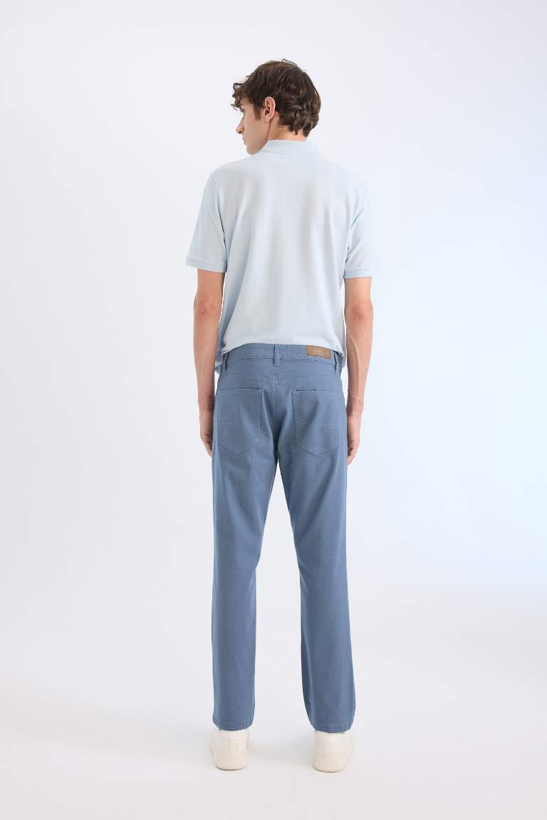 Slim Fit Super Skinny Hem Chino Pants