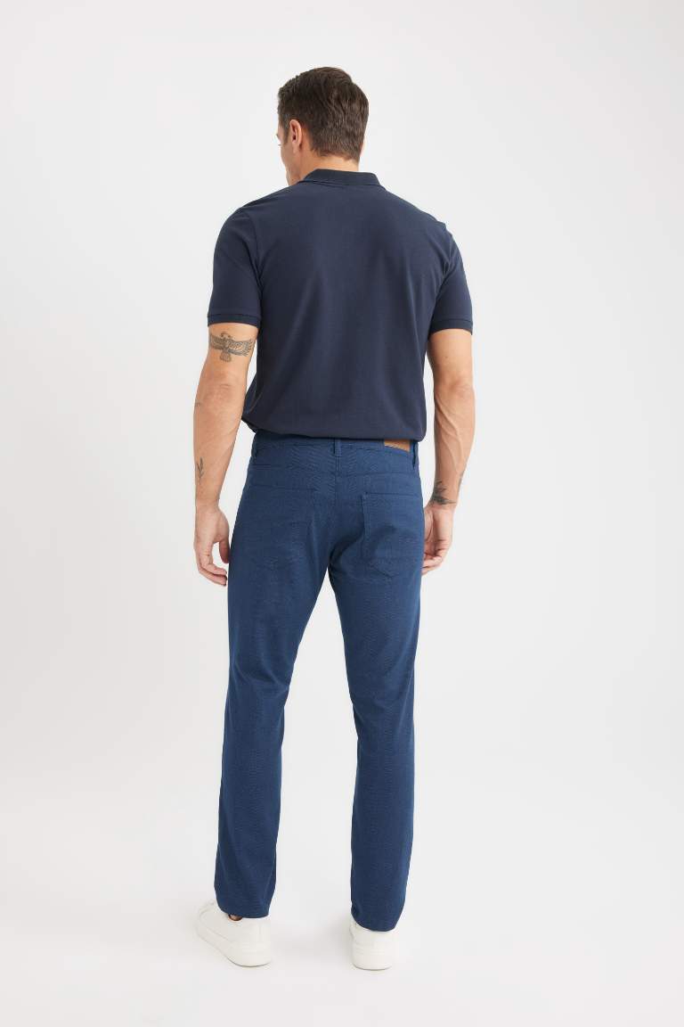 Slim Fit Super Skinny Hem Chino Pants