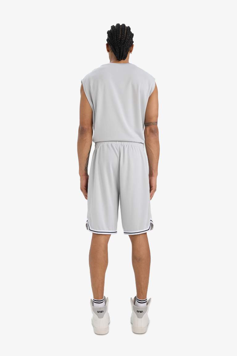 DeFactoFit Hızlı Kuruyan Standart Fit Sporcu Kısa Paça Şort