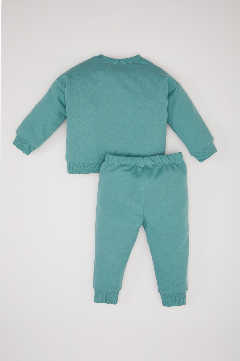 Ensemble de sweatshirt à imprimé et jogging pour bébé fille