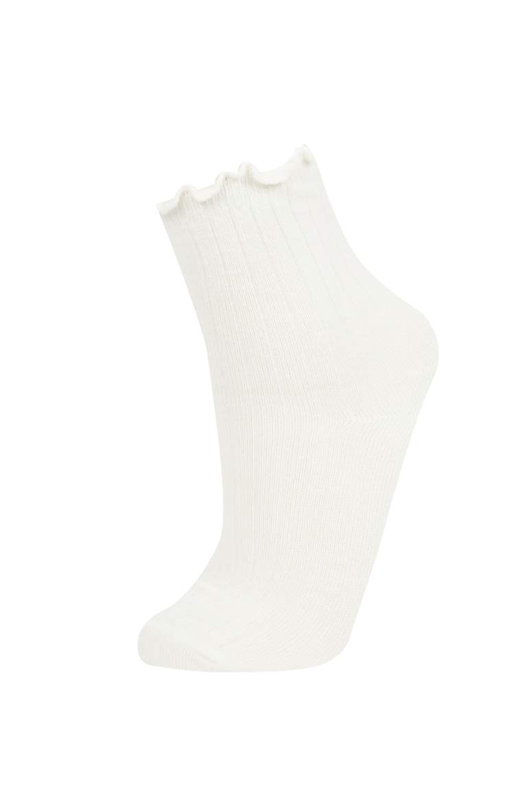 Chaussettes Longues Coton pour Fille - 3 Paires