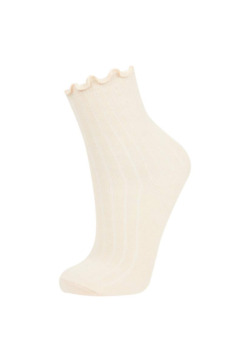 Chaussettes Longues Coton pour Fille - 3 Paires