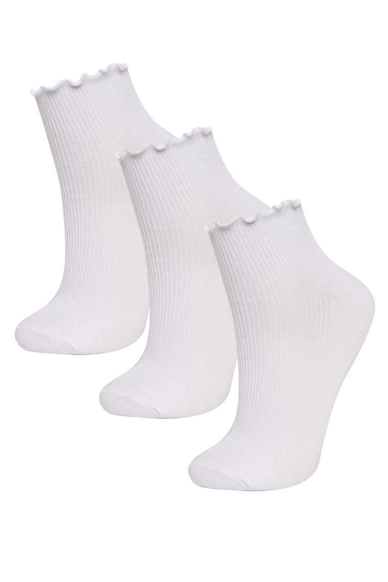 Girl 3 Piece Cotton Socks