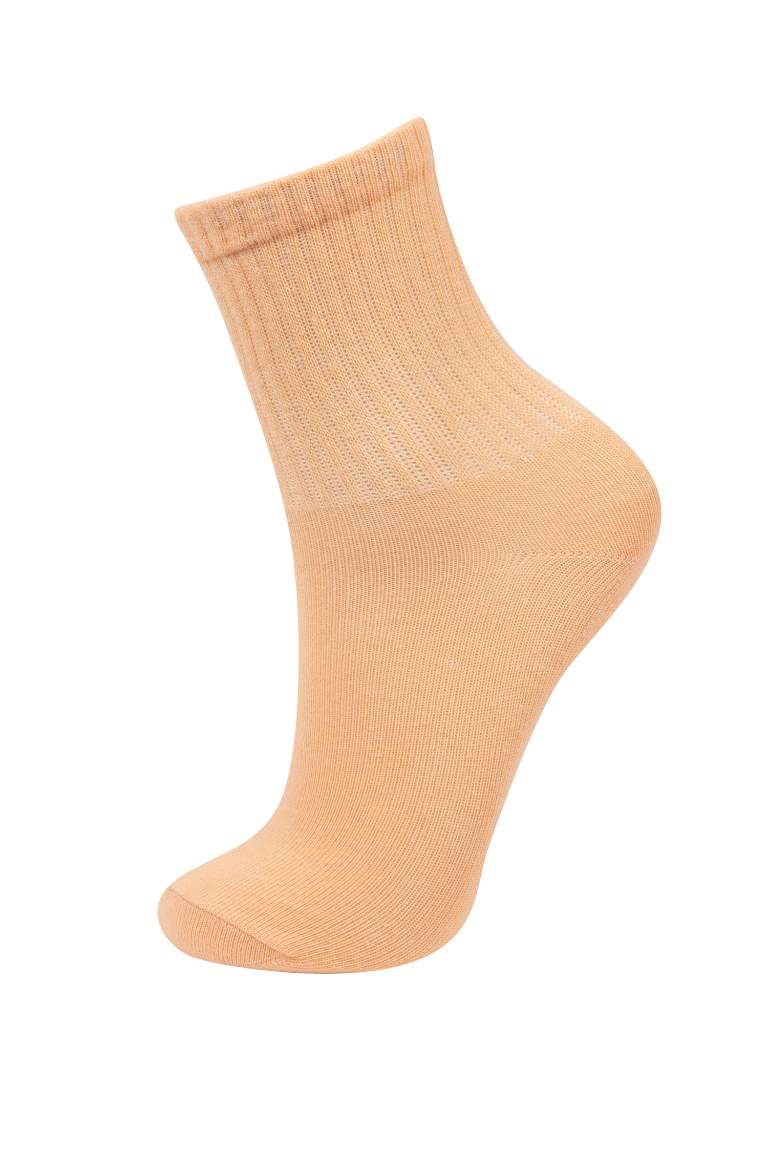 Chaussettes Longues Coton pour Fille - 5 Paires