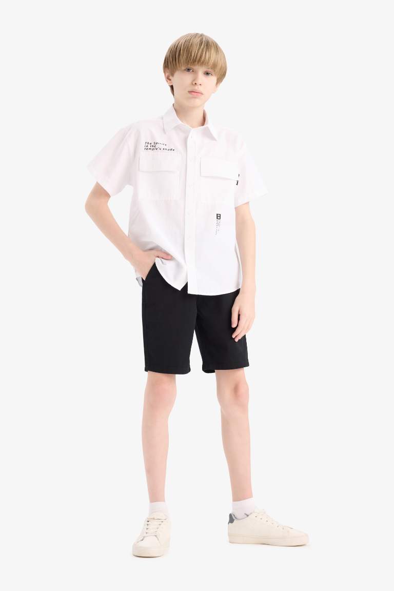 Boy Basic Gabardine Shorts