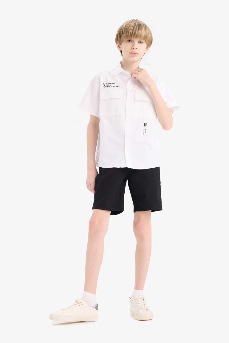 Boy Basic Gabardine Shorts