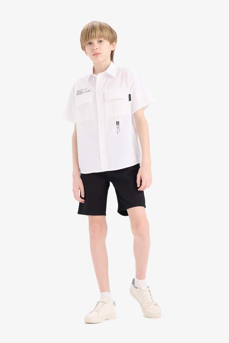 Boy Basic Gabardine Shorts